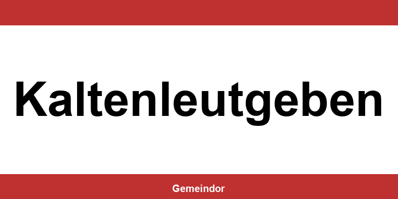 Telefonnummer und Öffnungszeiten Gemeinde in Kaltenleutgeben