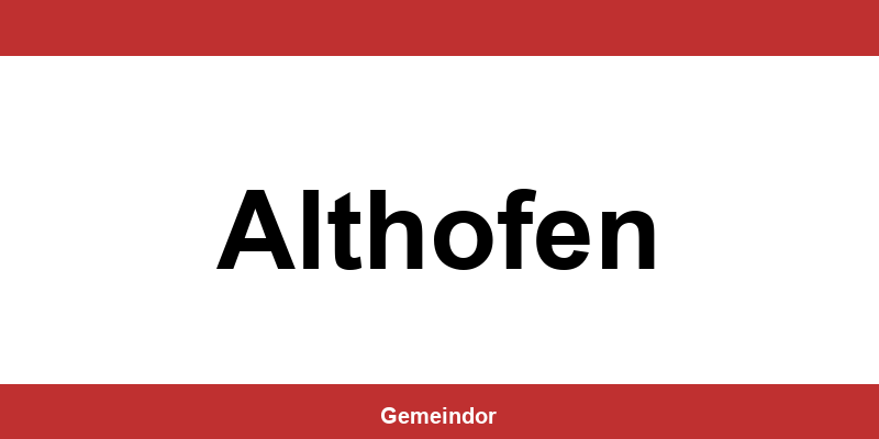 Telefonnummer und Öffnungszeiten Gemeinde in Althofen