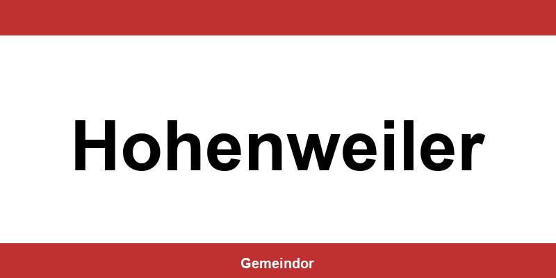 Telefonnummer und Öffnungszeiten Gemeinde in Hohenweiler