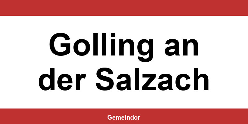 Telefonnummer und Öffnungszeiten Gemeinde in Golling an der Salzach
