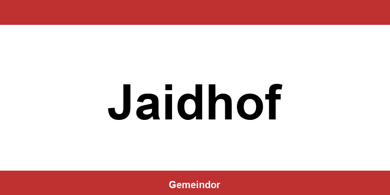 Telefonnummer und Öffnungszeiten Gemeinde in Jaidhof