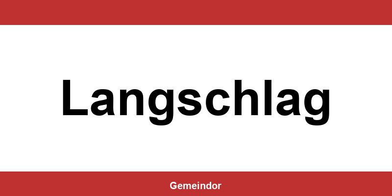 Telefonnummer und Öffnungszeiten Gemeinde in Langschlag