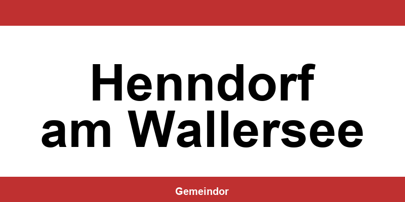 Telefonnummer und Öffnungszeiten Gemeinde in Henndorf am Wallersee