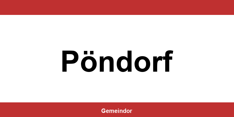 Telefonnummer und Öffnungszeiten Gemeinde in Pöndorf