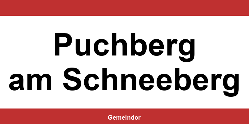 Telefonnummer und Öffnungszeiten Gemeinde in Puchberg am Schneeberg