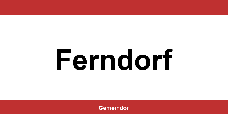 Telefonnummer und Öffnungszeiten Gemeinde in Ferndorf