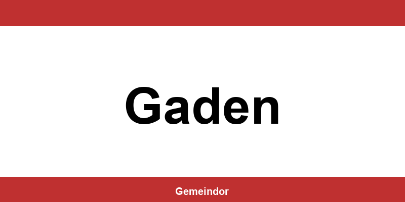 Telefonnummer und Öffnungszeiten Gemeinde in Gaden