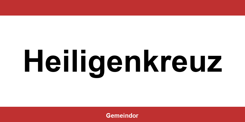 Telefonnummer und Öffnungszeiten Gemeinde in Heiligenkreuz