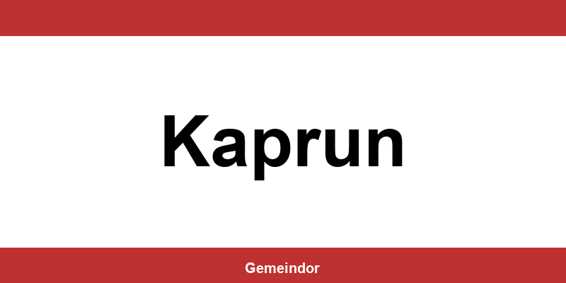Telefonnummer und Öffnungszeiten Gemeinde in Kaprun