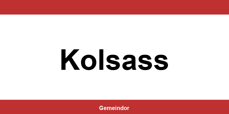 Telefonnummer und Öffnungszeiten Gemeinde in Kolsass