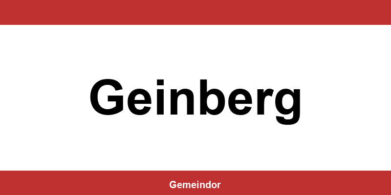 Telefonnummer und Öffnungszeiten Gemeinde in Geinberg