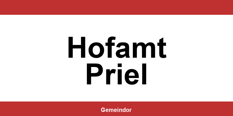 Telefonnummer und Öffnungszeiten Gemeinde in Hofamt Priel
