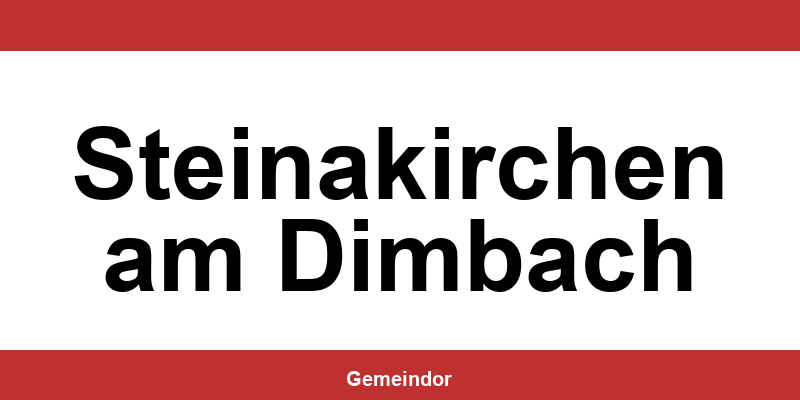 Telefonnummer und Öffnungszeiten Gemeinde in Steinakirchen am Dimbach