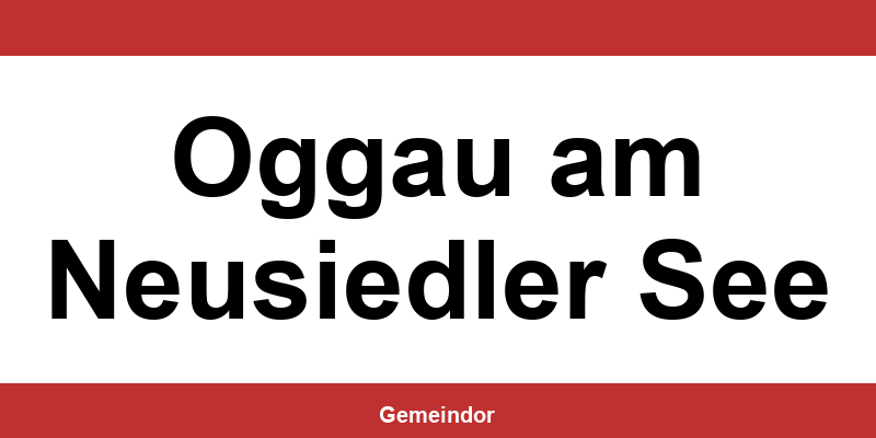 Telefonnummer und Öffnungszeiten Gemeinde in Oggau am Neusiedler See