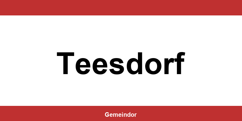 Telefonnummer und Öffnungszeiten Gemeinde in Teesdorf